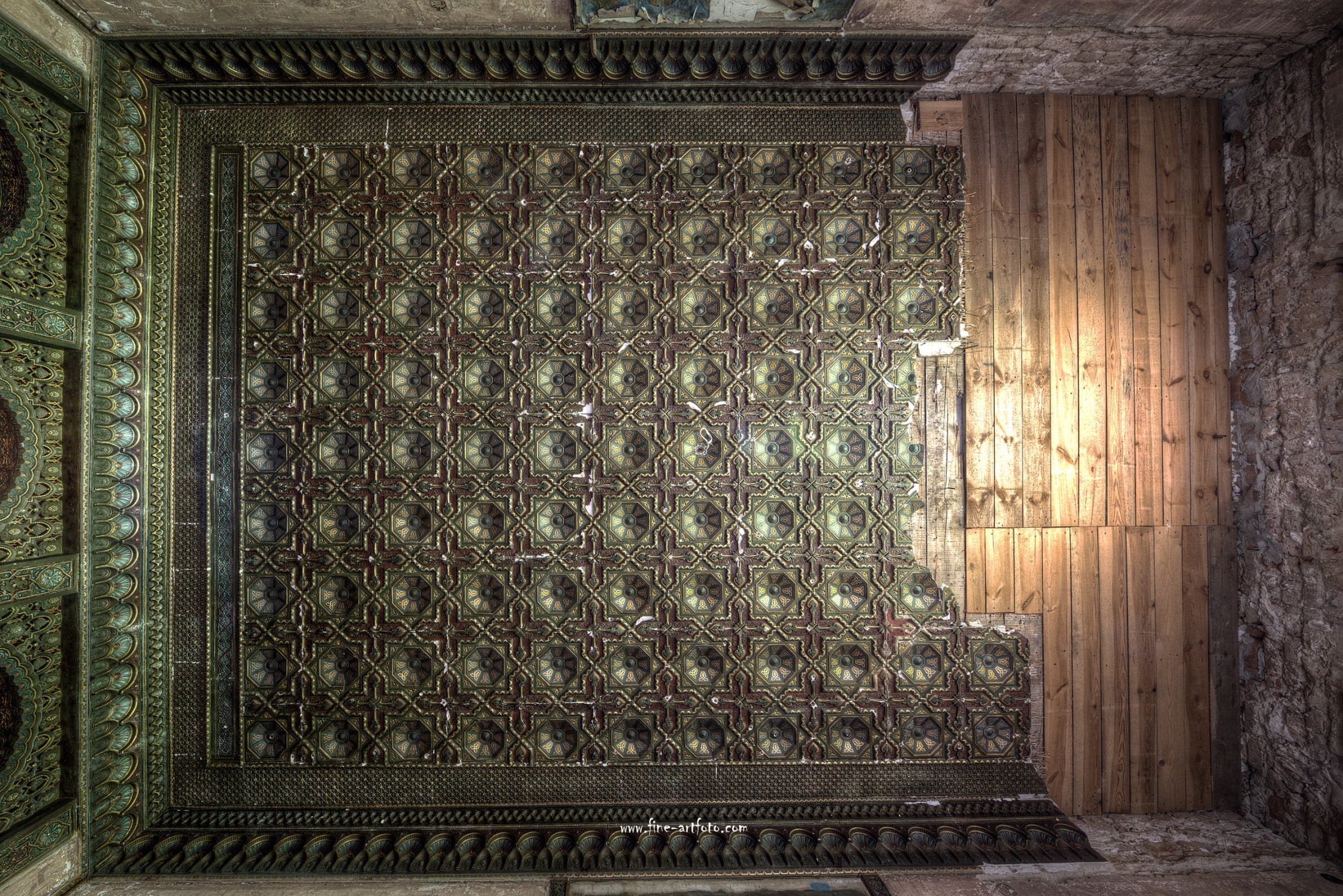 Tiled Ceiling